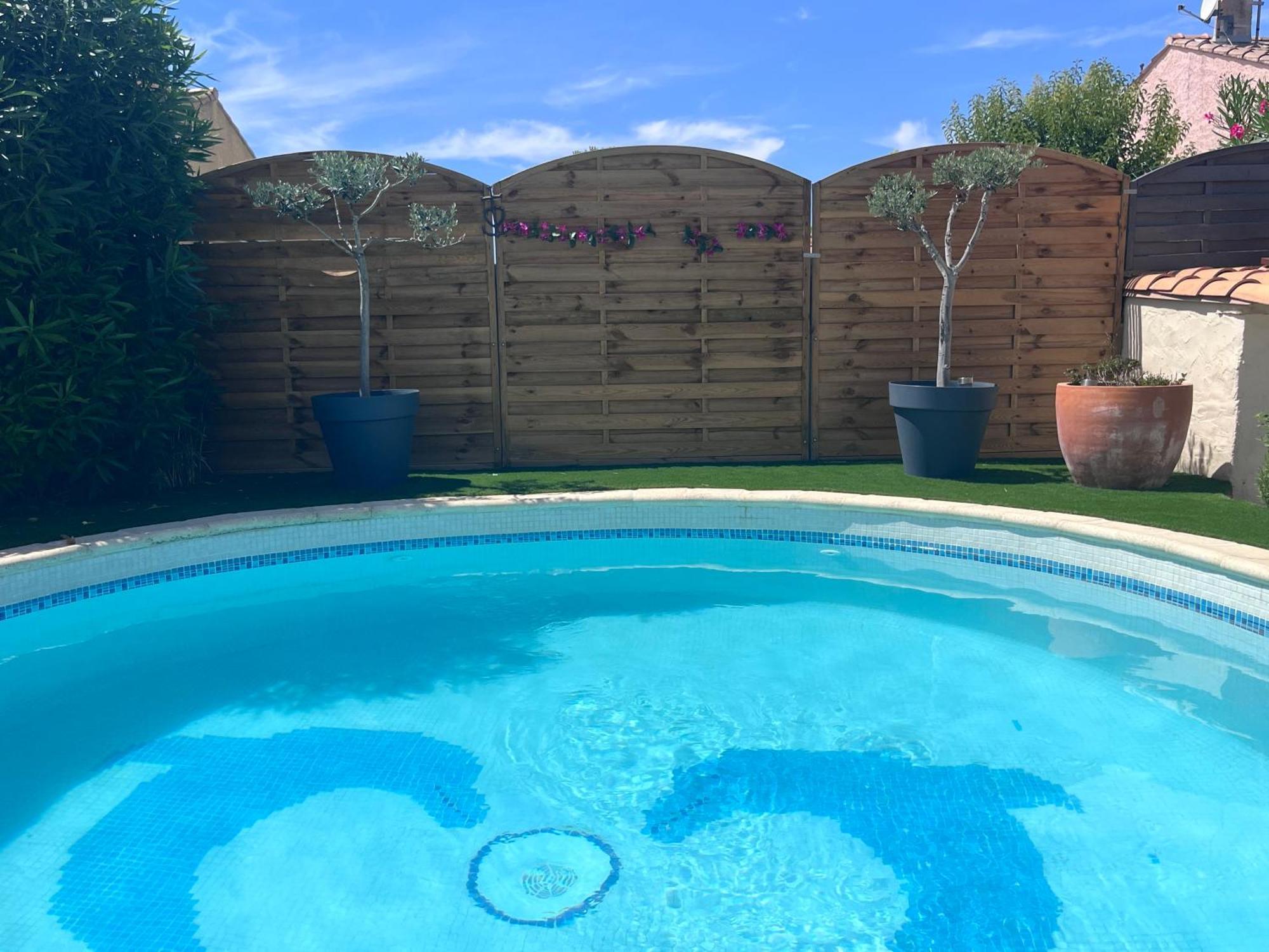 Piscine Cosy, 3 Chambres, 3 Sdb, Havre De Paix A 10 Min Des Plages Mauguio Exterior foto